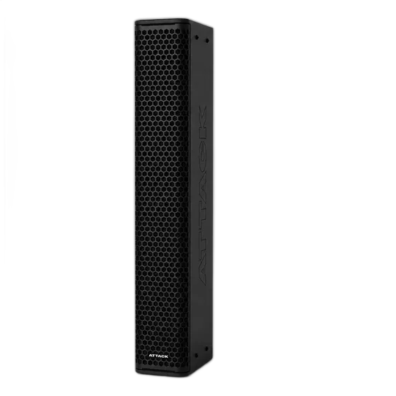 Versa VSC83A Red Attack Active Column Speaker, 8x3 Inch