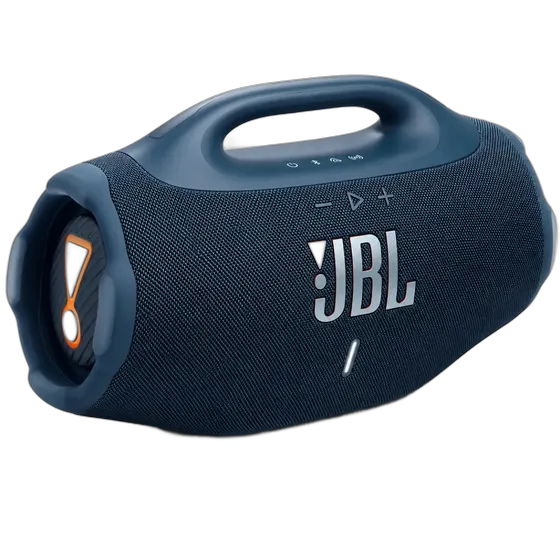 JBL Boombox 4 Bluetooth Speaker 210W JBL Pro AI Sound Boost Customizable Bass Battery Up to 34h IP68 Lossless Audio Blue