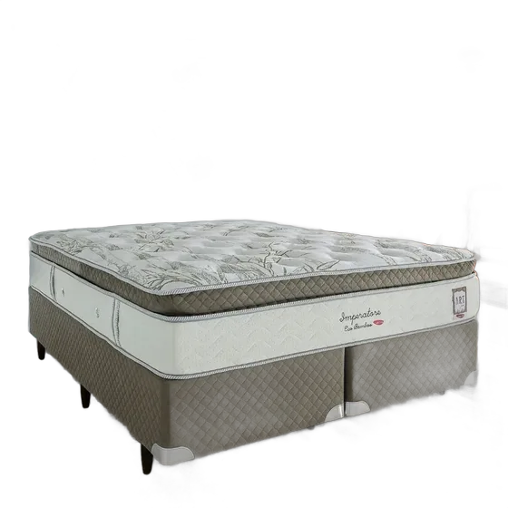 Double Pocket Spring Bed Box 193x203cm Imperatore De Luxo
