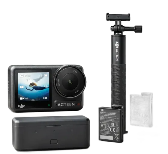 DJI Osmo Action 4 Adventure Combo Action Camera BR - DJI208 Black