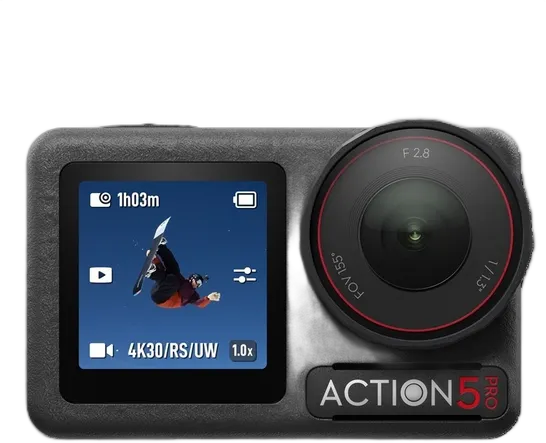 DJI Osmo Action 5 Pro Standard Combo Action Camera BR - DJI212 Black