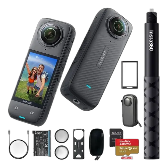 Insta360 X4 8k Action Camera Waterproof 360 With Accessories