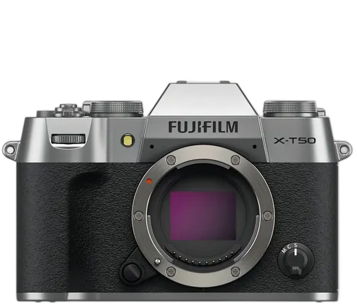 Fujifilm X-T50 Mirrorless Camera (Silver) Silver Color
