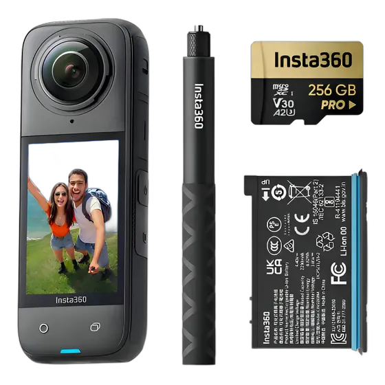 Insta360 X4 360 8k Adventure Bundle Camera