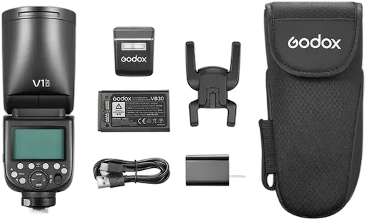 Godox V1PRO TTL Camera Flash, 2.4G Wireless, 1/8000 HSS