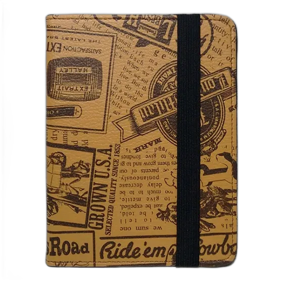 Velvet Case Kindle Paperwhite 7th Gen 2016 On/Off Newspaper Brown