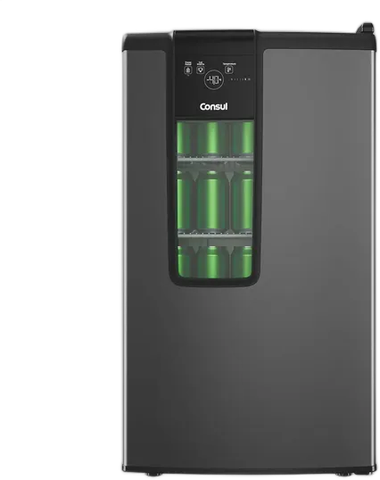 Consul Titanium CZD12MT Beer Cooler 83L Dark Gray 127V