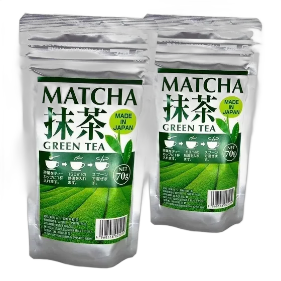 Japanese Kawahara Matcha Green Tea Powder 70g Kit 2 Units
