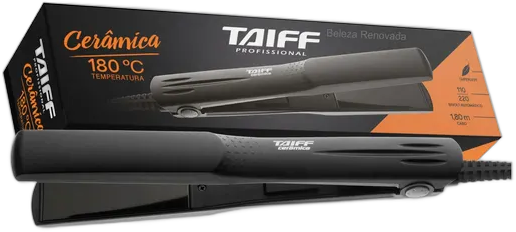 Taiff Ceramic Flat Iron Bivolt Titanium
