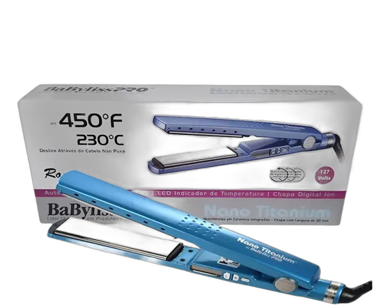 Nano Titanium Babyliss Roger Hair Straightener Original 220v