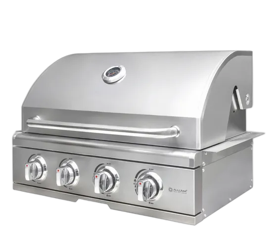 Alluma Grill Appliances A400ess Built-in Stainless Steel Gas Grill with 4 Burners