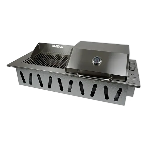 Built-in Stainless Steel Gas Grill for Party Hall
