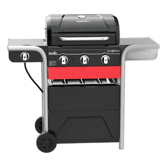 Char-Broil Gas2Coal 330 Flex Hybrid Grill, 3 Burners, Gas and Charcoal