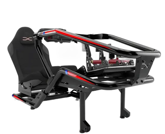 Cockpit Steering Wheel Stand Simple Station Extreme Simracing FX1 Black/Red