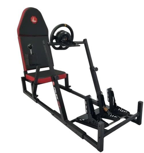 Racing Pilot GT Gamer Cockpit Wheel Stand Simulator, Black