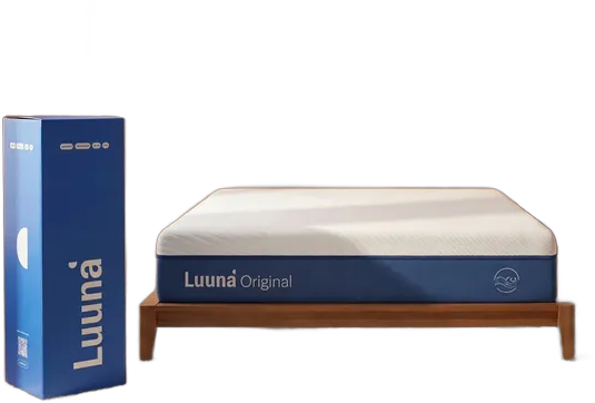 Luuna Original King Mattress, Soft, 26cm Foam with Motion Isolation, 10-Year Warranty, White