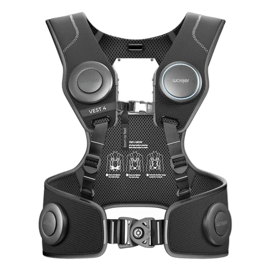 Woojer Haptic Vest Hifi 4 PS Xbox Nintendo Switch Black