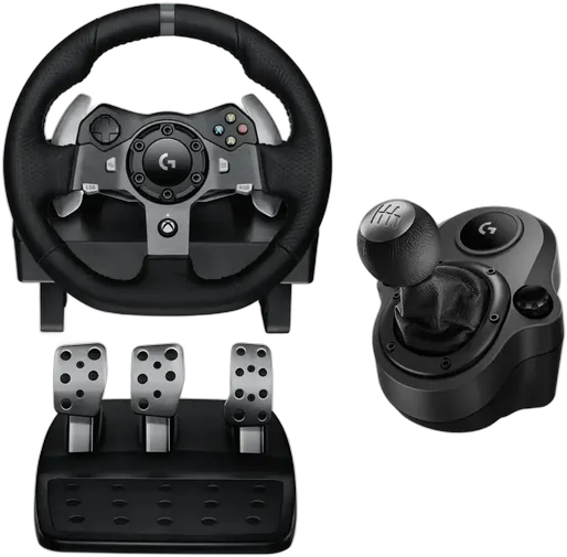 G920 Xbox One/S/PC Steering Wheel Combo + Logitech Shifter