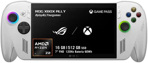 Console Rog Xbox Ally Amd Ryzen Z2a 16gb 512ssd white