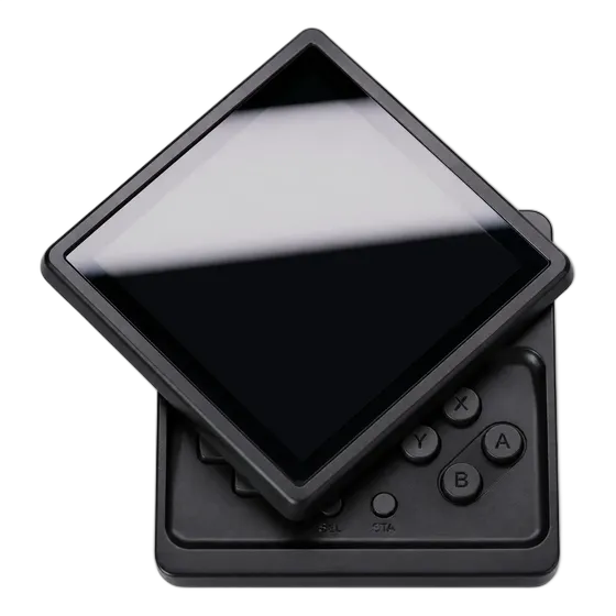 Anbernic Rg Rotate Android Console Aluminum Abs Black