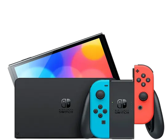Game Console Nintendo Switch 64gb Oled Screen 7 in. Neon