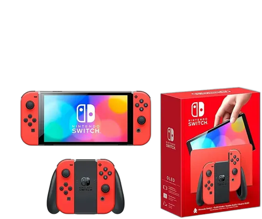 Nintendo Switch OLED Console 64GB Mario Special Edition Red Color 2023