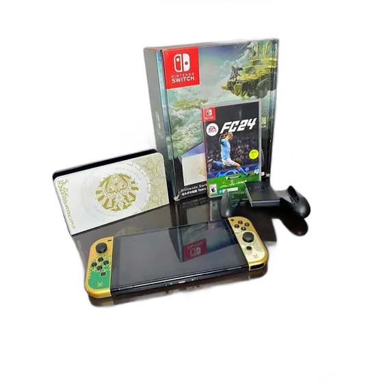 Console Nintendo Switch OLED Zelda Edition Color Gold