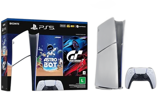 Console PlayStation®5 Slim Digital - Astro Bot And Gran Turismo 7 Bundle - White