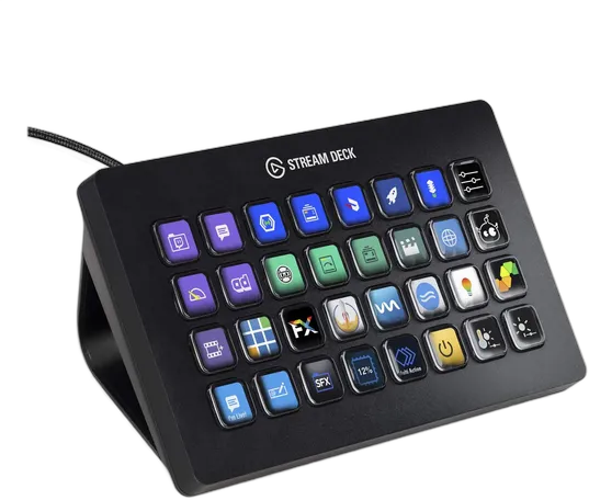Elgato Stream Deck XL Studio Controller 32 Macro Keys
