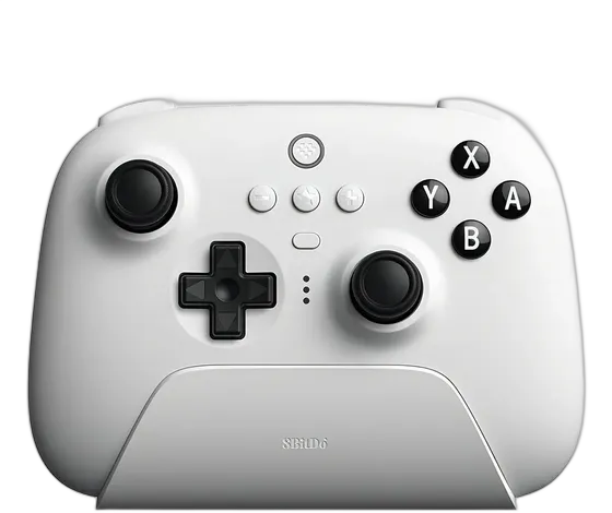 8BitDo Ultimate Bluetooth Controller White for Nintendo Switch PC and Smartphones