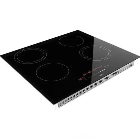 Induction Cooktop 4 Burners Touchscreen Black Glass Oster