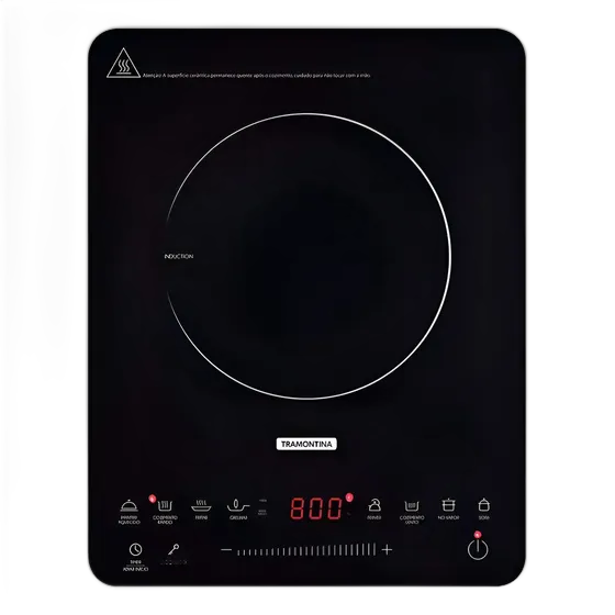 Tramontina Slim Portable Touch Induction Cooktop 127V