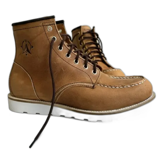 WDR Men's American Style Moc Toe Boots Scrambler