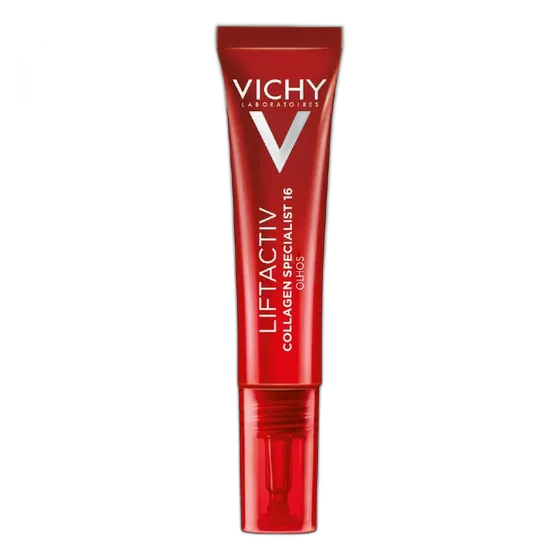 Collagen Specialist 16 Anti-Aging Eye Cream, with Hyaluronic Acid and Co-Bonding, Reduces Wrinkles, Fine Lines and Dark Circles, Liftactiv Vichy, 15ml