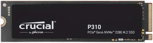 Crucial P310 2TB PCIe Gen4 NVMe 2280 M.2 SSD Black