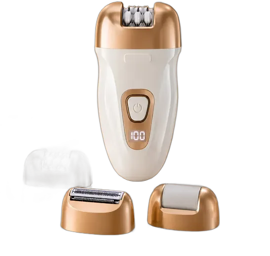 Women's Cordless Electric Epilator, Digital Display, USB Trimmer