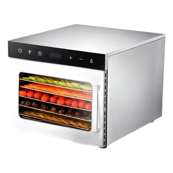 Professional Industrial Dehydrator 6 Trays 500W Silver