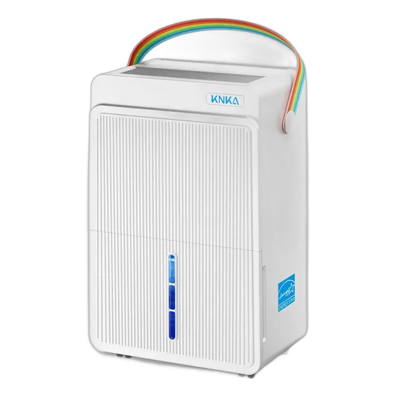 Knka 80-Pint Dehumidifier 4500 Sq Ft Energy Star White 127V
