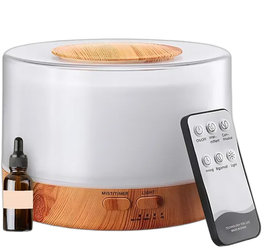 Diffuser Aromatizer Humidifier of 500ml + Free Essence
