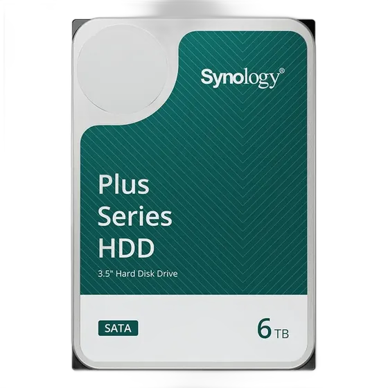 Synology Plus Series HAT3300 Internal NAS Hard Drive, SATA3, 6TB, 3.5-Inch