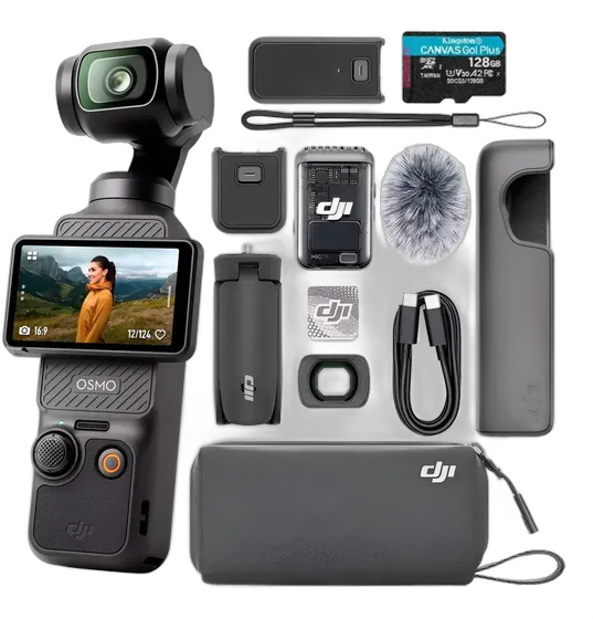 Dji Osmo Pocket 3 Creator Combo + 128gb Card Black