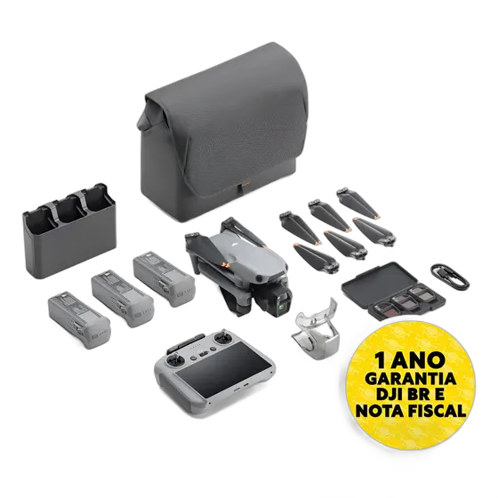 DJI Air 3S Fly More Combo Drone (with Screen) Anatel BR Sealed