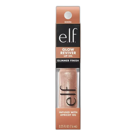 E.l.f. Lip Oil Glow Reviver Glimmer - Crystal Baller - 83046