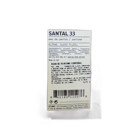 Le Labo Santal 33 Eau de Parfum 0.75mL