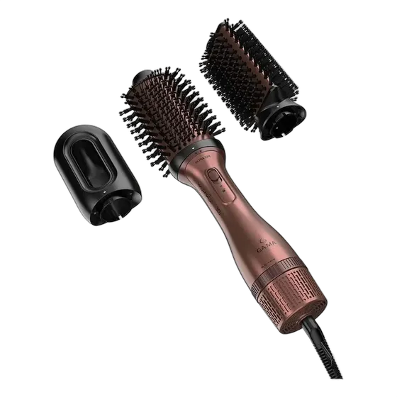 Gama Italy Marula 3D Therapy 3-Head Hot Air Brush Dual Voltage