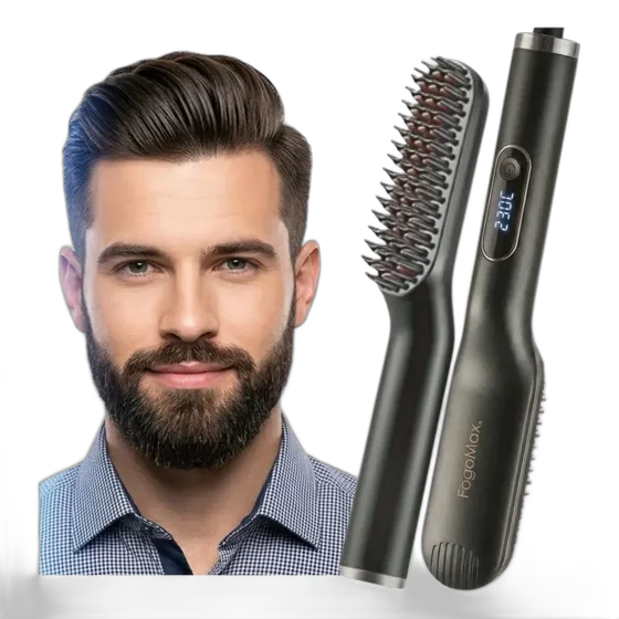 Ceramic Beard Straightening Brush, 13 Temperature Levels