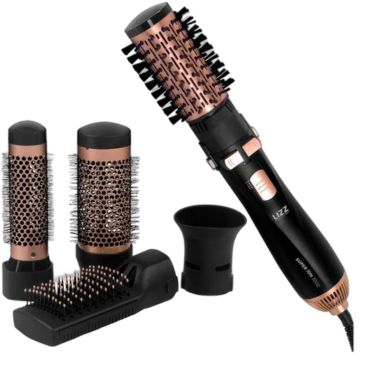 Lizz Pro Super Ion 3000 Multifunctional Hair Brush 1300W 127V
