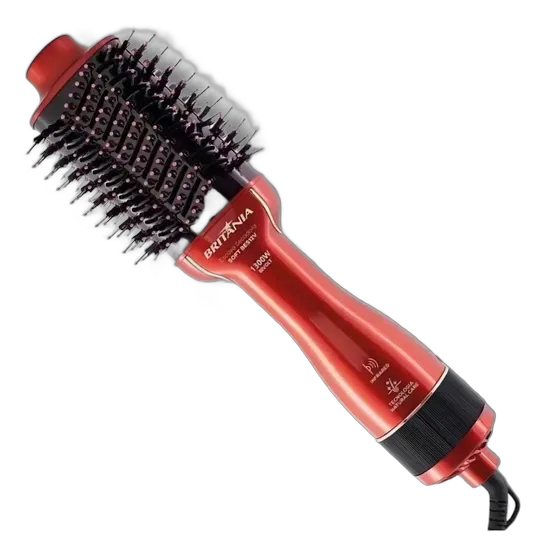 Britânia Blow-Dry Straightening Styling Brush 1300W Bivolt