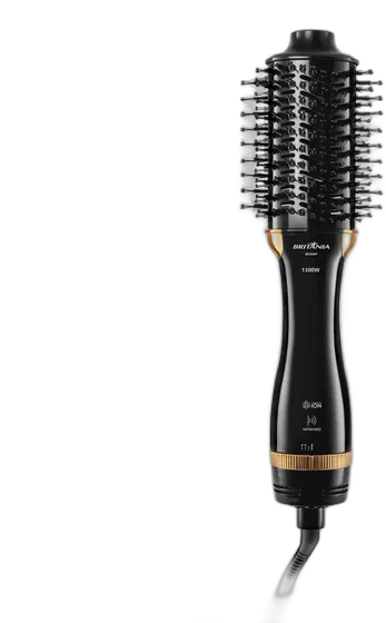 Britânia Nano-Ceramic Hot Air Brush 1300W Infrared BES24P Bivolt