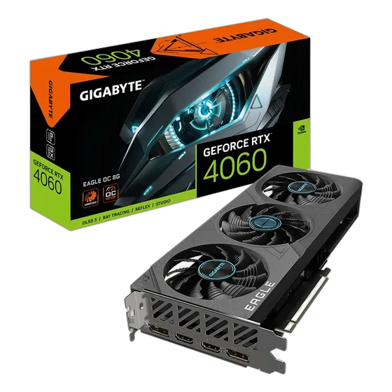 Graphics Specifications Gigabyte, GeForce RTX 4060, Eagle OC